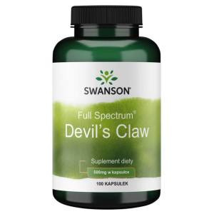 SWANSON Czarci Pazur 500 mg 100 kaps.