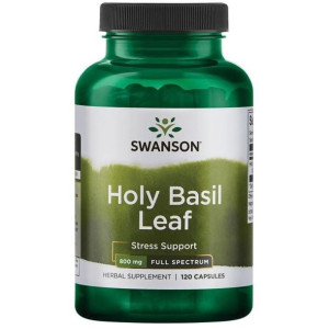 SWANSON Full Spectrum Święta Bazylia 400 mg 120 kaps.