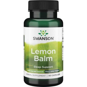 SWANSON Full Spectrum Melisa Lekarska 500 mg 60 kaps.