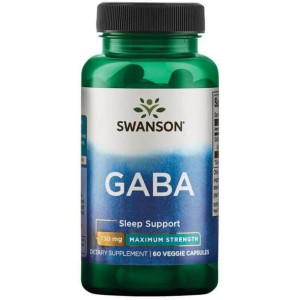 SWANSON GABA Forte 750 mg 60 kaps.