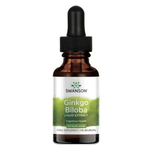 SWANSON Ginkgo Biloba Ekstrakt W Kroplach 29,6 ml