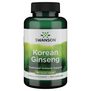 SWANSON Ginseng Żeń-Szeń 250 mg 300 kaps.