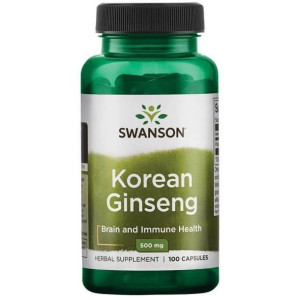 SWANSON Ginseng Żeń-Szeń 500 mg 100 kaps.