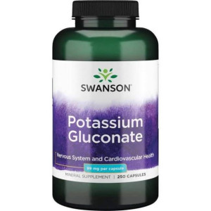 SWANSON Glukonian Potasu 250 kaps.