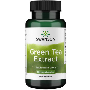 SWANSON Zielona Herbata Ekstrakt 500 mg 60 kaps.