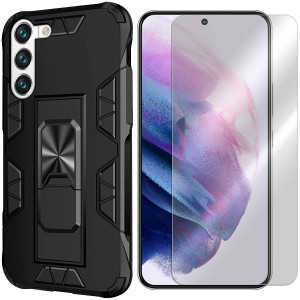 Etui Do Samsung Galaxy S22 Defender Stand + Szkło
