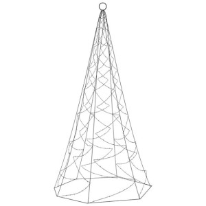 Choinka do montażu na maszcie, 200 ciepłych białych LED, 180 cm