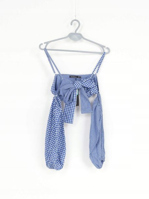 Bluzka Damska Bardot Crop Boohoo Rozmiar L