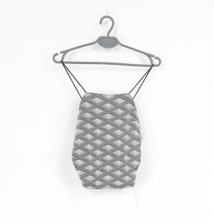 Crop Top Damski Knitmania Wizualnie Rozmiar L