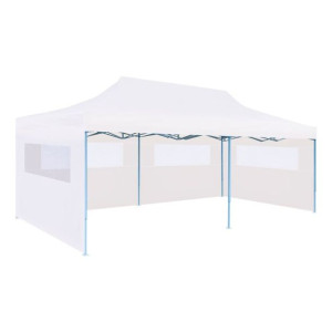 Namiot imprezowy składany ze ścianami 3x6m stal biały