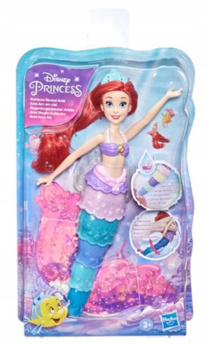 F0399 tęczowy ogon SYRENKI ARIELKI DISNEY PRINCESS