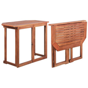 Stolik bistro 90x50x75cm lite drewno akacjowe
