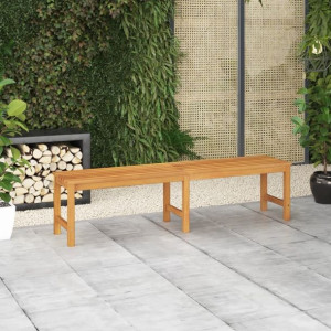 Ławka ogrodowa 180cm lite drewno tekowe