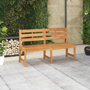 Ławka ogrodowa 150cm lite drewno tekowe