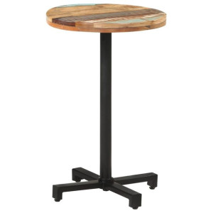 Stolik bistro Ø50x75cm lite drewno z odzysku