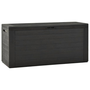 Skrzynia ogrodowa antracytowa 116x44x55cm