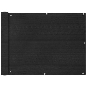 Parawan ogrodowy HDPE 90x600cm Antracyt