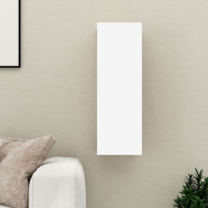 Komoda RTV biel dąb 30.5x30x90cm płyta