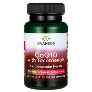 SWANSON Koenzym Q10 100 mg Tokotrienole 10 mg 60 kaps.