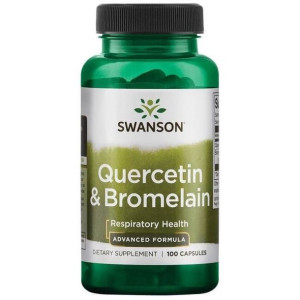 SWANSON Kwercetyna Bromelina 100 kaps.