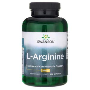 SWANSON L-Arginina 500 mg 200 kaps.