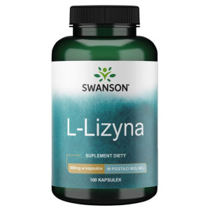 SWANSON L-Lizyna 500 mg 100 kaps.