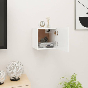 Szafka RTV wisząca biała 30.5x30x30cm