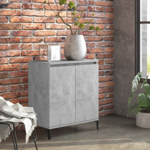 Komoda szary beton 60x35x70cm płyta wiórowa