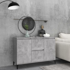 Komoda szary beton 104x35x70cm płyta wiórowa