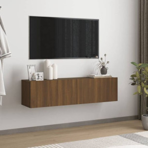 Szafka RTV wisząca brązowy dąb 120x30x30cm