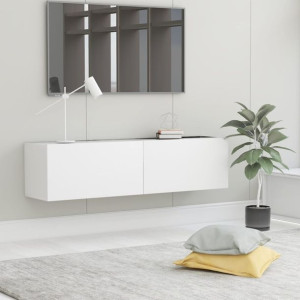 Szafka RTV biała 120x30x30cm płyta wiórowa