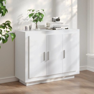 Komoda biała 92x35x75cm płyta wiórowa