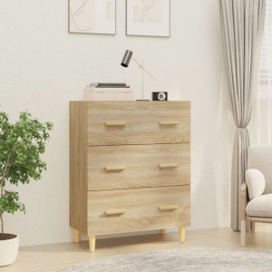Komoda dąb sonoma 70x34x90cm płyta wiórowa