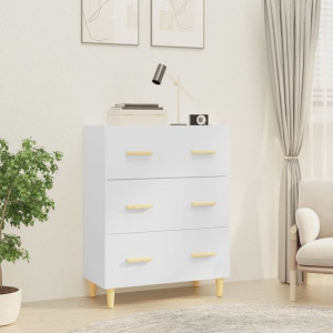 Komoda biała połysk 70x34x90cm płyta wiórowa