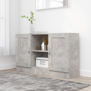 Szafka szary beton 120x30.5x70cm płyta wiórowa