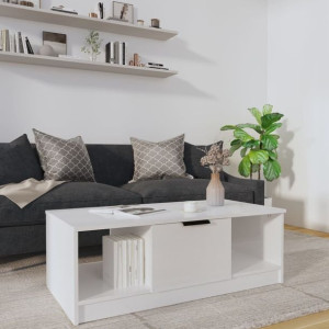 Stolik kawowy biały połysk 102x50x36cm