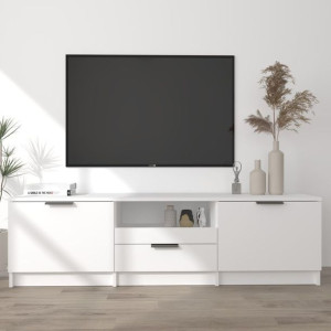 Szafka RTV biała 140x35x40cm