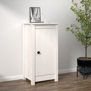 Szafka biała 40x35x80cm lite drewno sosnowe