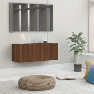 Szafka RTV brązowy dąb 80x30x30cm