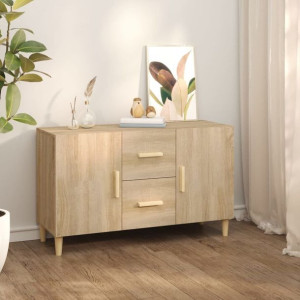 Komoda dąb sonoma 100x36x60cm płyta wiórowa