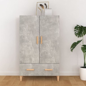 Szafka szary beton 70x31x115cm płyta wiórowa