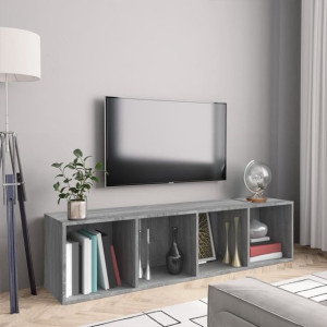 Szafka RTV wisząca szary dąb 143x30x36cm