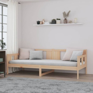 Łóżko dzienne lite drewno sosnowe 80x200cm