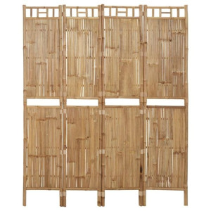 Parawan 4-panelowy bambusowy 160x180cm