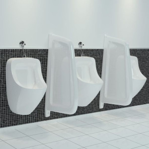 Przegroda pisuarowa ceramiczna 39x86cm biała