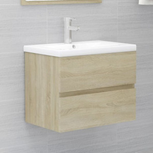 Szafka pod umywalkę dąb sonoma 60x38.5x45cm płyta wiórowa