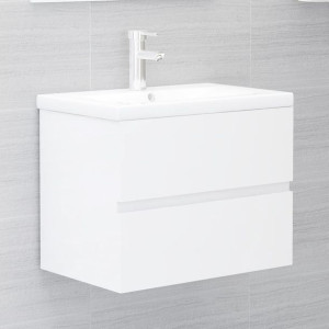 Szafka pod umywalkę połysk biała 60x38.5x45cm