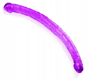 Double Dong Penis 45 Cm Giętkie Dildo Lesbijskie