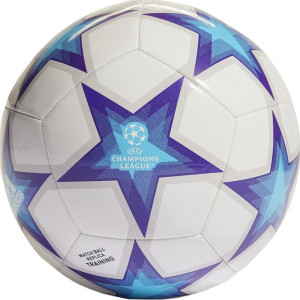 Piłka nożna adidas UCL Club Void biało-niebieska HI2177