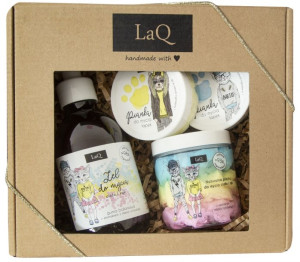 LaQ "Guma Balonowa" Mydło 300 ml + 3-kol Pianka 250 ml + Żółta Pianka 50 ml